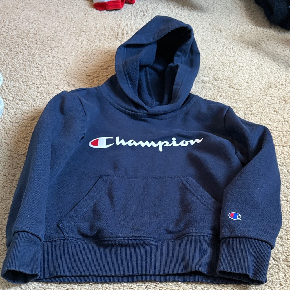 Champion Kids Dark Blue Hoodie